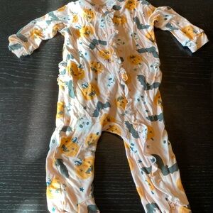 Milkberry Bamboo Halloween Zippy with bow